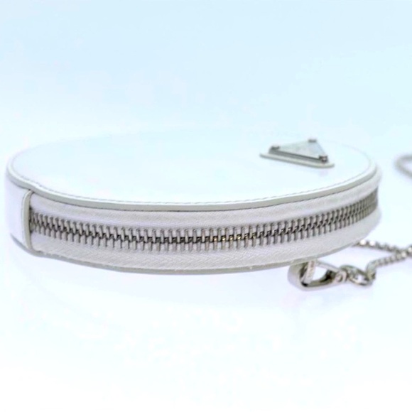 PRADA Leather Round Chain Shoulder Bag - Picture 2 of 6